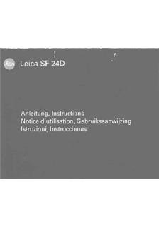 Leica SF 24 D manual. Camera Instructions.